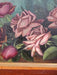 Victorian Floral Canvas 21.5x13.5 w/frame Boston Mass.Greens pink and mauve, Antiques, David's Antiques and Oddities