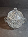 Double handled 1940s pressed glass covered sugar bowl, Antiques, David's Antiques and Oddities