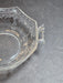 Etched Glass Clear Glass Nappy 6 " diameter 1.75 high, Antiques, David's Antiques and Oddities