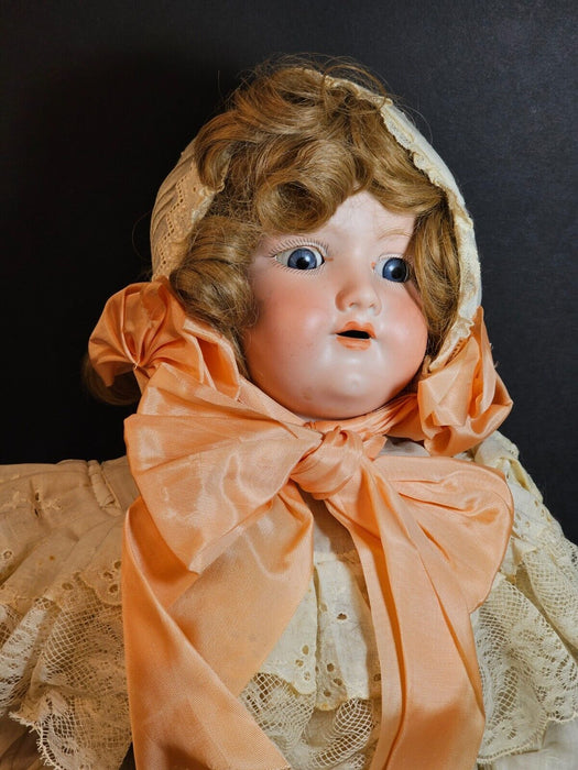 A. M. Doll GREAT SHAPE. 22/23 inches hardbody dressed as found, Antiques, David's Antiques and Oddities