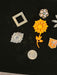 7 1950s/60s costume pins all operational/ wear collect or gift, Antiques, David's Antiques and Oddities