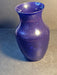 Blue glass vase /nice lines/8" high x 5 " wide., Antiques, David's Antiques and Oddities