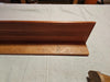 Cherry shelf embossed backplate 40"w x 9" deed 5' back plate. Need hangers 1890s, Antiques, David's Antiques and Oddities