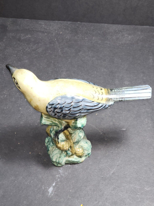 Ceramic hand painted bird blue and off white, Antiques, David's Antiques and Oddities