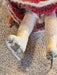 Christmas skater 2" 1950's Dressed in Knitted Dress, and leather skates..., Antiques, David's Antiques and Oddities