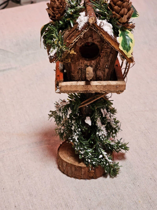 Christmas Birdhouse 9 " 1980s never used as found/with tags/, Antiques, David's Antiques and Oddities