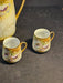 Otto Grunert German choclate set/perfect/ 8" pot/3 "cup 1900s floral, Antiques, David's Antiques and Oddities