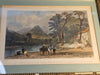 3 /T. Allom Hand Colored Lithographs/  7x9 frames have some damage see pics, Antiques, David's Antiques and Oddities