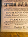 Auction ad from 1940s Nazareth Pa nazareth Item insert. 12 x18, Antiques, David's Antiques and Oddities