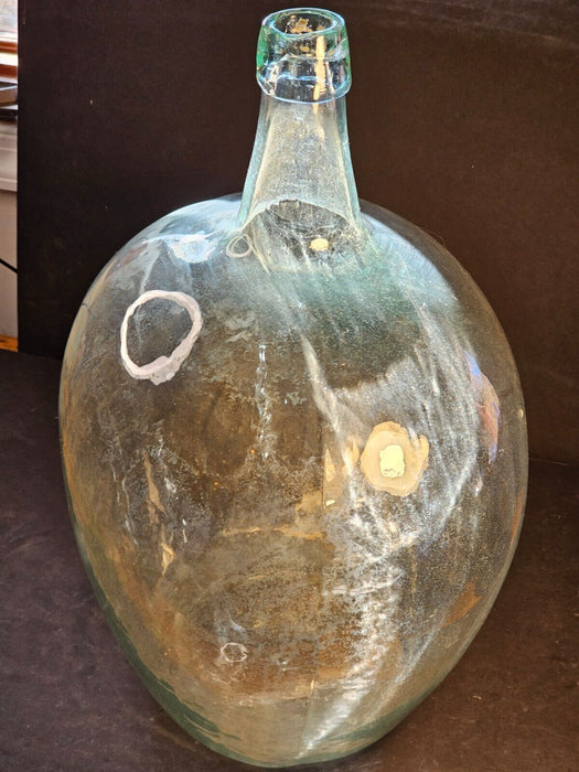 Demijohns Glass Bottle/ great old bottle/ large size/ 18 x 15 x12, Antiques, David's Antiques and Oddities