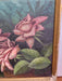 Victorian Floral Canvas 21.5x13.5 w/frame Boston Mass.Greens pink and mauve, Antiques, David's Antiques and Oddities