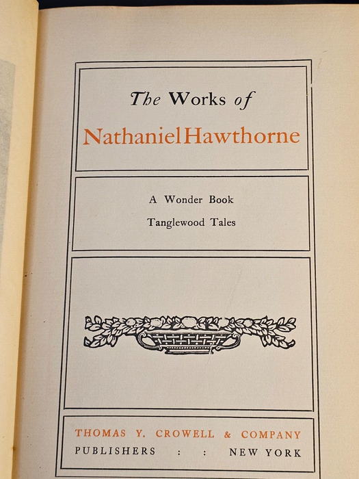 4 Volume works of Hawthorn 1902/good shape/ approx. 180 pages each vol., Antiques, David's Antiques and Oddities