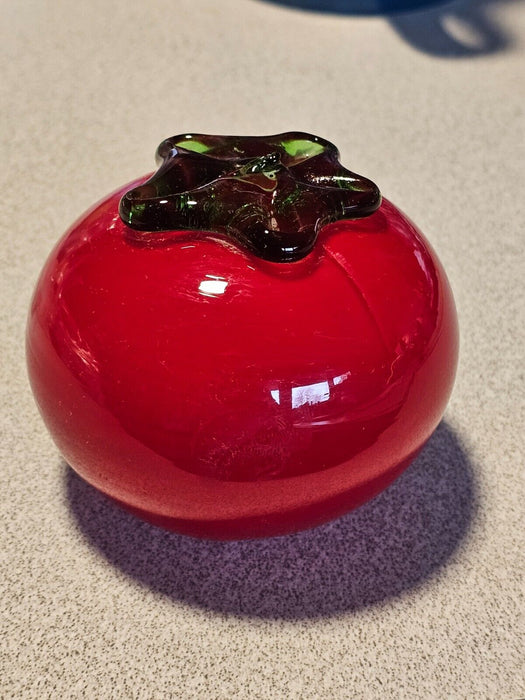 Decorative Glass Murano Fruit Red Tomato or apple, Antiques, David's Antiques and Oddities