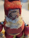 6.5" Movable wood santa 1950s/60s wood and cloth. red and green christmas, Antiques, David's Antiques and Oddities