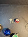 Christmas balls from the 1960s total of 5 glass multi colored, Antiques, David's Antiques and Oddities