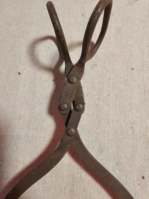 Ice Tongs Amish country Pa 15 " steel nice example, Antiques, David's Antiques and Oddities