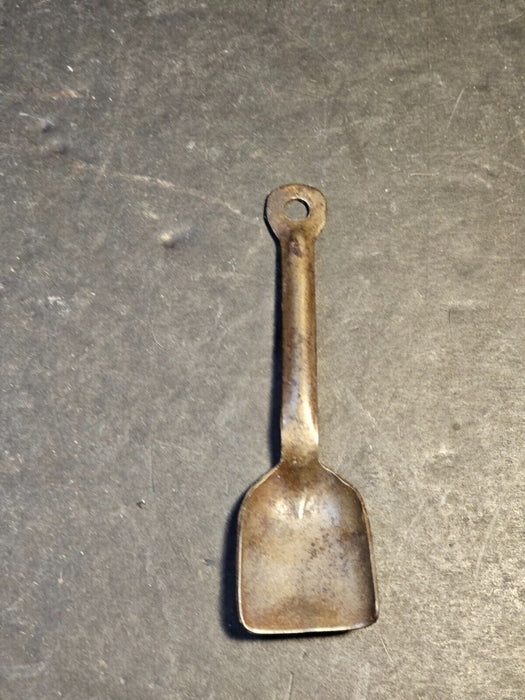 Tiny 3 " tin shovel cool item as found/ not good for excavation/lol