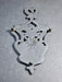 Triangle shape ornate cast iron trivet 9' long, Antiques, David's Antiques and Oddities