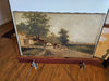 Title: 19th Century Bucolic Landscape Oil Painting by Ludwig Fuger unframed, Antiques, David's Antiques and Oddities