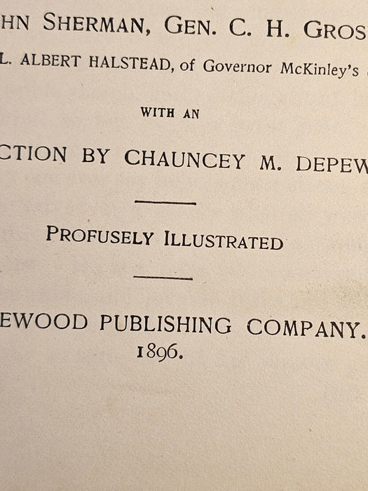 The life and distinguished service of Wm McKinley 1896 499P, Antiques, David's Antiques and Oddities