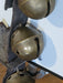 12 Graduated bells 36" Brass embossed design well used late 1800s. Bells are #, Antiques, David's Antiques and Oddities