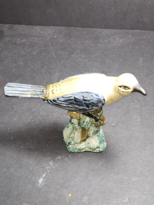 Ceramic hand painted bird blue and off white, Antiques, David's Antiques and Oddities