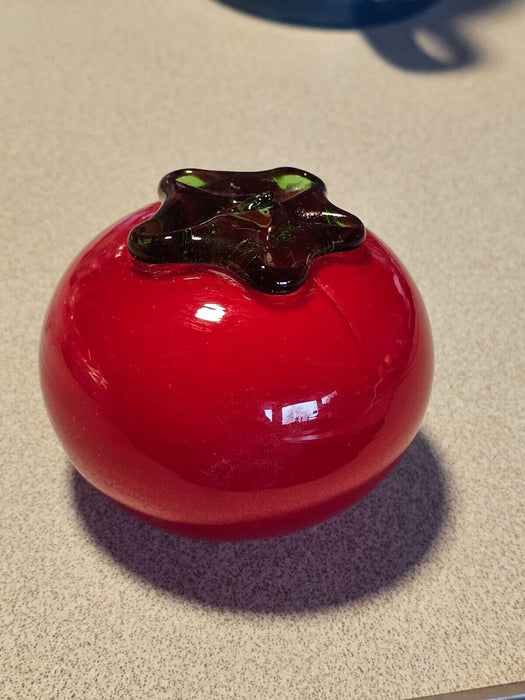 Decorative Glass Murano Fruit Red Tomato or apple, Antiques, David's Antiques and Oddities