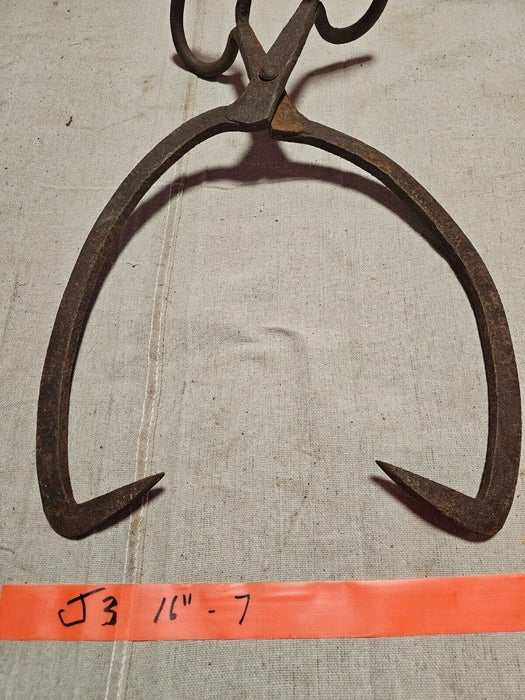 ice tongs 16 " Aish Country Pa as found /primitive, Antiques, David's Antiques and Oddities