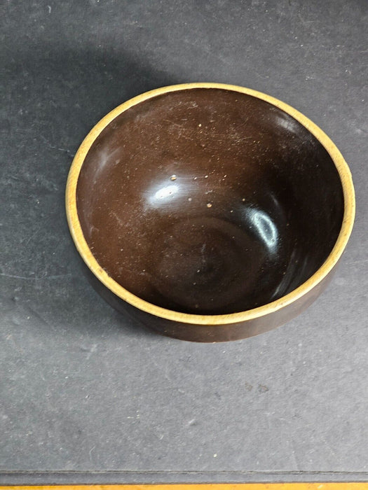 Brown ware Bowl 7x4 great condition great size early 1900s, Antiques, David's Antiques and Oddities