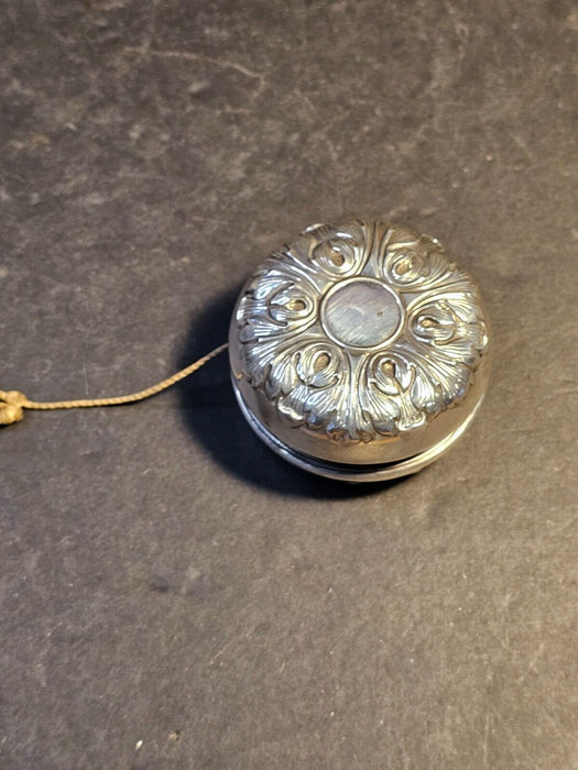 Sterling silver victorian yoyo/ 2.25" heavily embellished/Marked Gorham sterling, Antiques, David's Antiques and Oddities