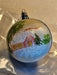 Christmas ball with house covered with snow. 3.5" from the 70s, Antiques, David's Antiques and Oddities