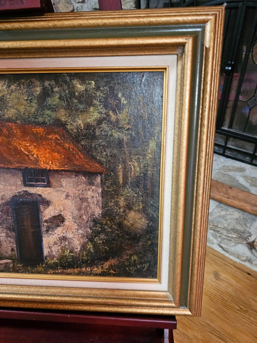 V. Steinmetz Oil on Canvas Painting 27 x23 with frame, Antiques, David's Antiques and Oddities