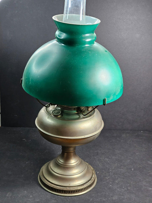 Rayo Lamp 18 " with shade chimney marked rayo non electrified great piece