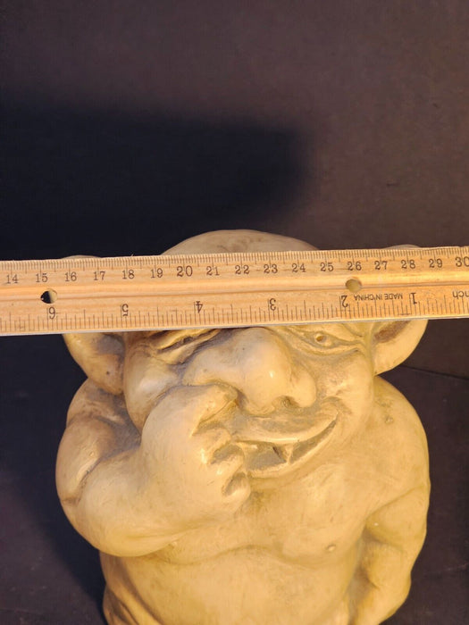 3 Plaster Trolls / 8" high/ 1970s/7 pounds each/ cool ugly small nip see pic, Antiques, David's Antiques and Oddities