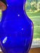 Blue glass vase /nice lines/8" high x 5 " wide., Antiques, David's Antiques and Oddities