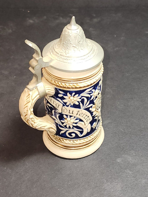 German Miniature stein 5.5" high beautifully decorated, Antiques, David's Antiques and Oddities