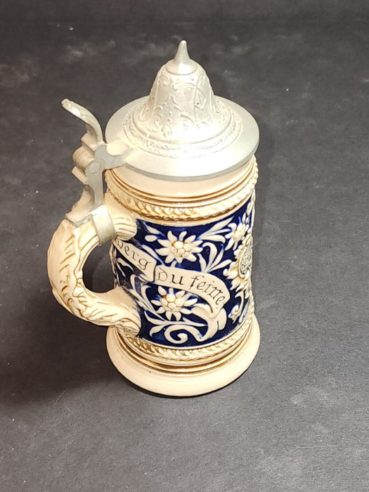 German Miniature stein 5.5" high beautifully decorated, Antiques, David's Antiques and Oddities