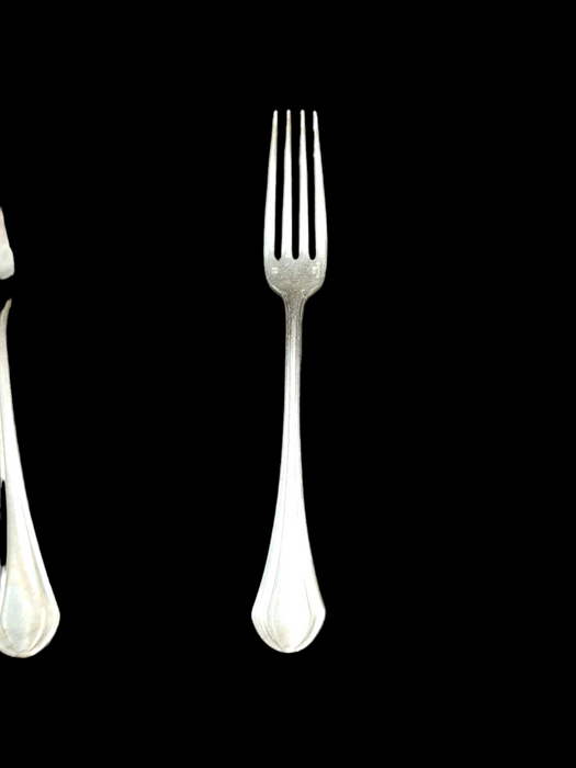 RAR (Reichsautobahn) 2-knives , 3-forks, 2-spoons, by French maker Christofle, Antiques, David's Antiques and Oddities