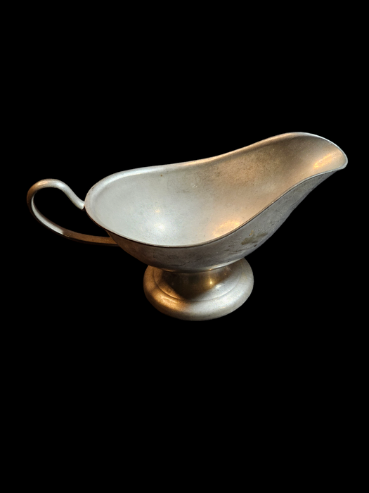 Crescent pewter gravy boat 3.5' High by 8 long", Antiques, David's Antiques and Oddities