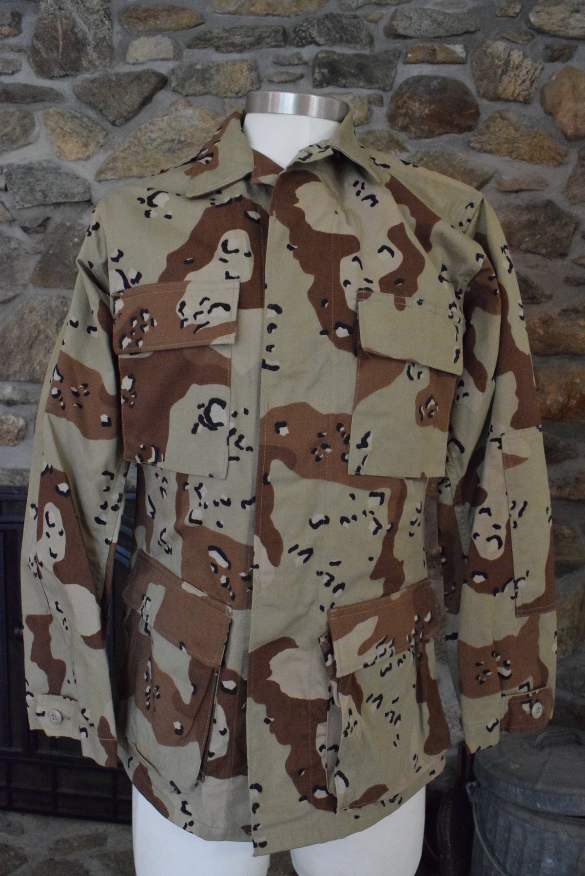 Iraqi Army Coat Med Regular Desert Storm Chocolate Chip Camo BDU Unifo ...