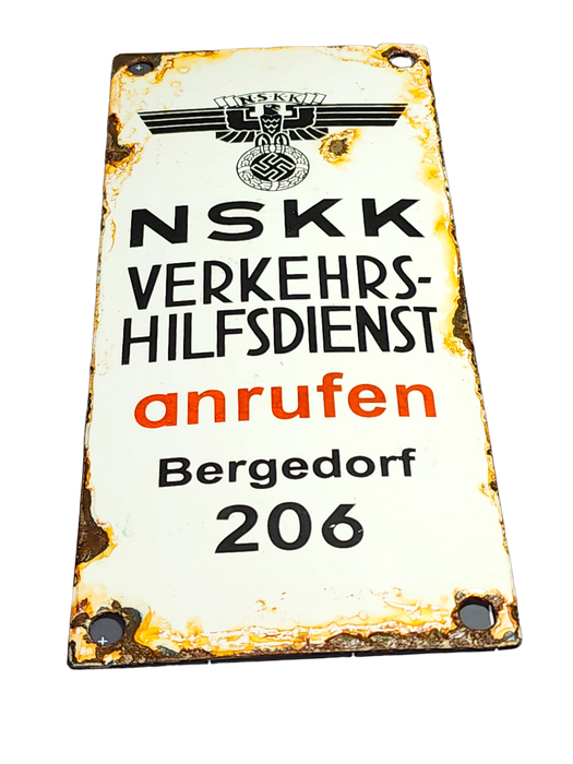 NSKK Enamel Building Sign