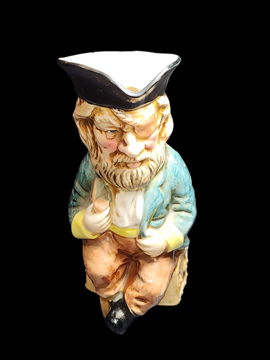 Toby Mug 9 inches high Pirate Seated on Treasure Chest