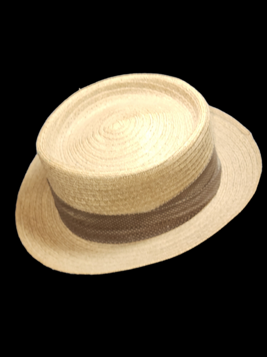 Sea Spray Straw Hat 6 7/8 Estimated Age 1940's