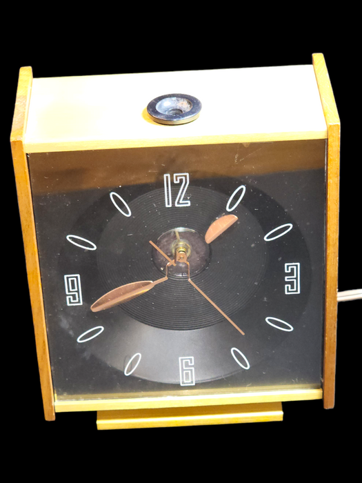 Mid Century Modern High Time Ceiling Clock By Standard Craft
