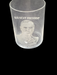 Wm McKinley our next president glass white on clear 3.5x2.5, David's Antiques and Oddities