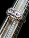 Amethyst and marcasite sterling  ring  german import 1980. size 8, David's Antiques and Oddities