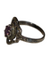 amethyst and marcasite sterling silver size 8 ring imported from germany in the 1980s, David's Antiques and Oddities