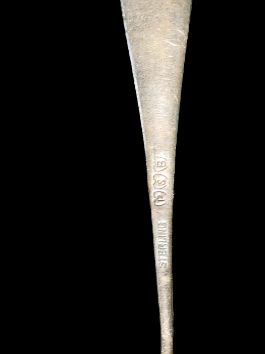 Title: Sterling Silver Spoon with Swastikas by Paye & Baker, NYC (5.5 inches, 1869-1939) - Pre-Nazi Era germany