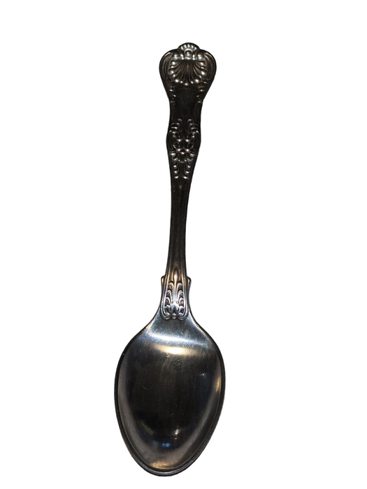 Tiffany spoon 5.5 " sterling silver ( tea spoon ) clam shell pattern., David's Antiques and Oddities