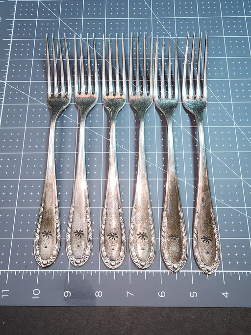 Africa Korps WW2 German set of 6 forks in original case.